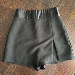 Zara - ASYMMETRIC SKORT - Black - Size XS (X-Small)